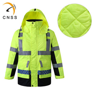 cnss乐鱼注册（中国）官方网站棉衣 交通冬季安全加厚棉服两件套