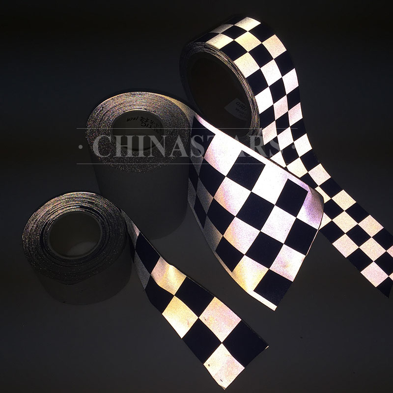 亮银TC乐鱼注册（中国）官方网站布印刷方格 安全警示服用方格乐鱼注册（中国）官方网站带