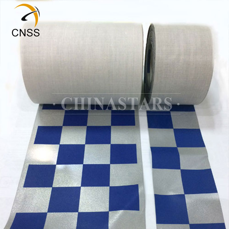 亮银TC乐鱼注册（中国）官方网站布印刷方格 安全警示服用方格乐鱼注册（中国）官方网站带