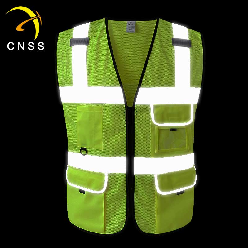 网布透气乐鱼注册（中国）官方网站背心施工交通安全荧光骑行马甲